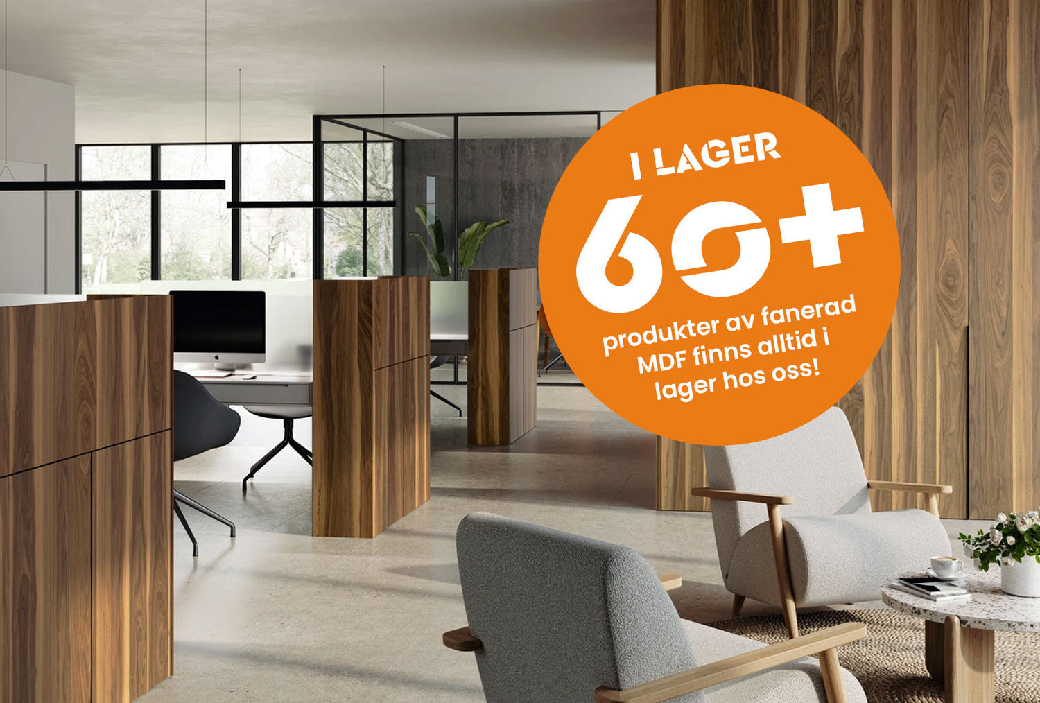 Upptäck vårt breda sortiment av fanerad MDF