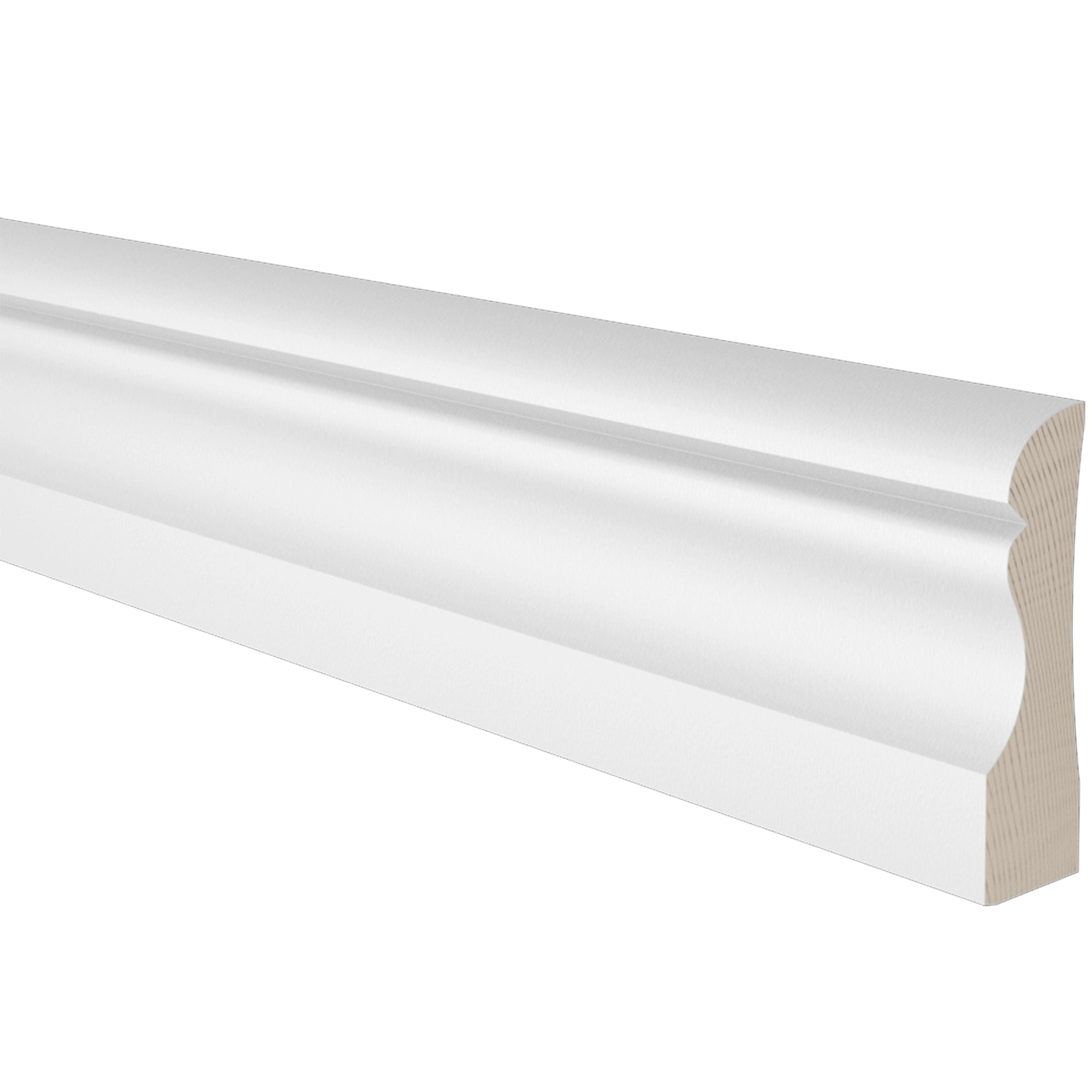 Allmogesockel Vitmålad