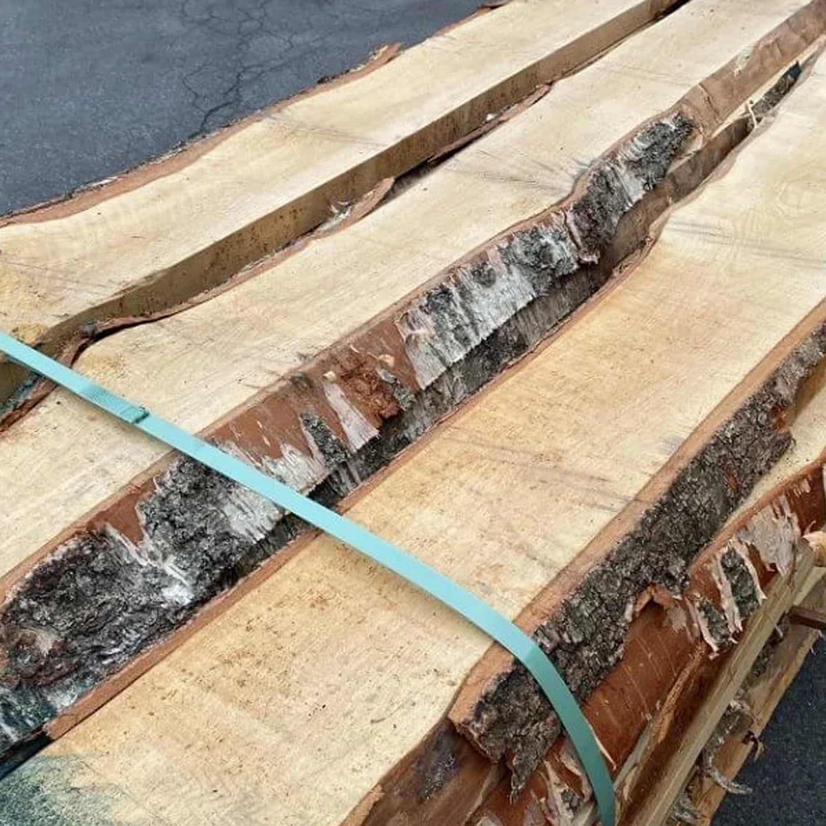 Massivträ Björk Extra Prima Okantad - 32 mm